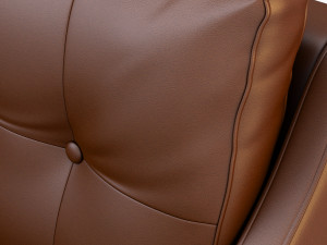 carmen armchair brown 3D Модель