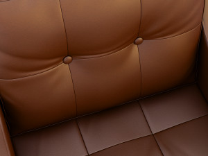 carmen armchair brown 3D Модель