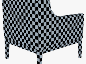 carmen armchair brown 3D Модель