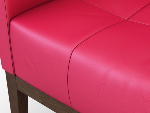 carmen armchair red Modelo 3D