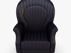 imperatrice armchair black 3D 模型