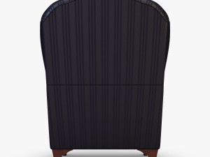 imperatrice armchair black 3D 模型