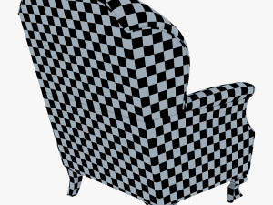 imperatrice armchair black 3D 模型