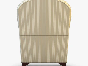 imperatrice armchair white 3D Model