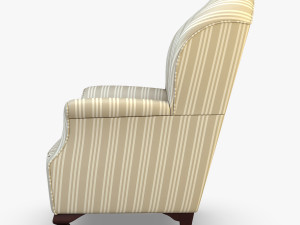 imperatrice armchair white 3D Model