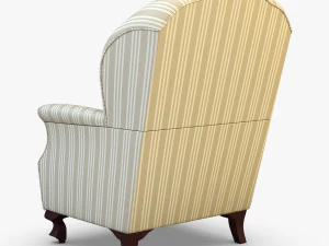 imperatrice armchair white 3D Model