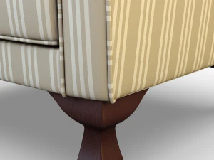imperatrice armchair white 3D Model