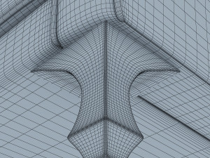 imperatrice armchair white 3D Model