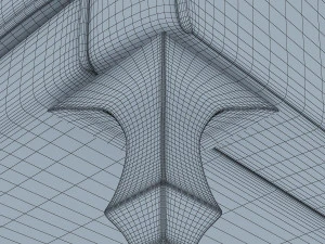 imperatrice armchair white 3D Model