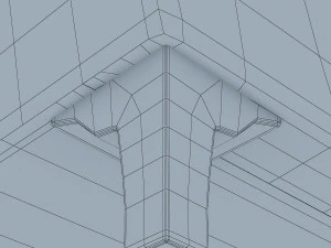 imperatrice armchair white 3D Model