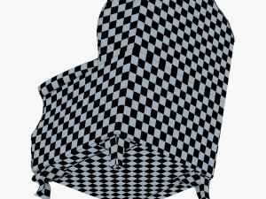 imperatrice armchair white 3D Model