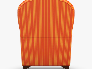 imperatrice armchair orange Modèle 3D