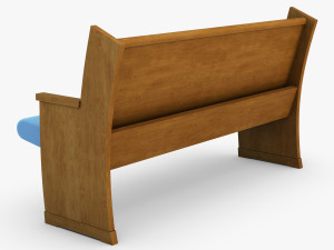 galil chair blue 3D 模型