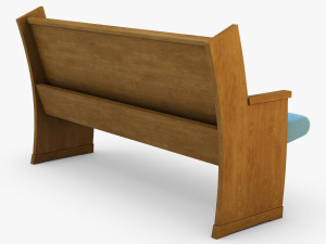 galil chair blue 3D 模型
