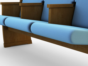 galil chair blue 3D 模型