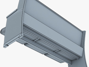 galil chair blue 3D 模型