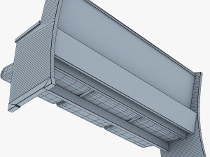 galil chair blue 3D 模型