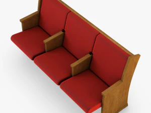 galil chair red 3D Model