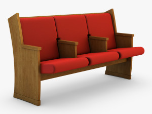 galil chair red Modèle 3D