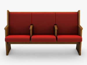 galil chair red Modèle 3D
