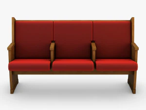 galil chair red 3D Model