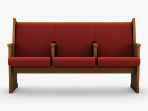 galil chair red Modèle 3D