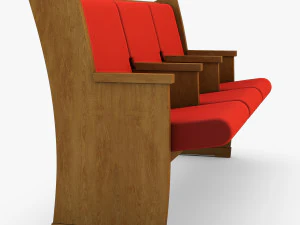 galil chair red 3D Model