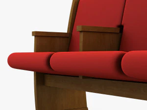 galil chair red 3D Model