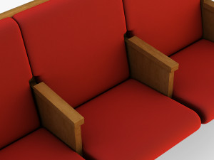 galil chair red Modèle 3D