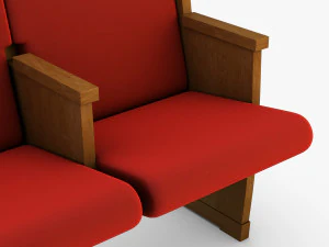 galil chair red 3D Model