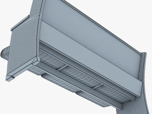 galil chair red 3D Model