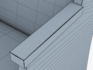 galil chair red 3D Model