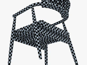 leather chair black 3D Model