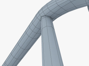 leather chair red 3D Model