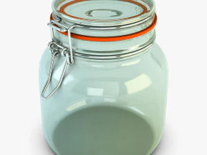 jar hermetic 1 liter v 1 3D Model