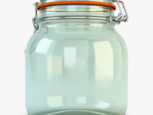 jar hermetic 1 liter v 1 Model 3D