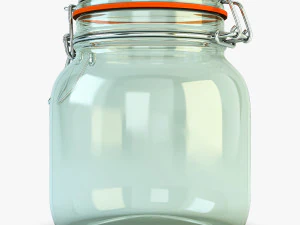 jar hermetic 1 liter v 1 3D Model