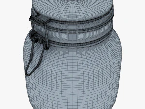 jar hermetic 1 liter v 1 3D Model