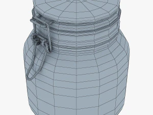jar hermetic 1 liter v 1 3D Model