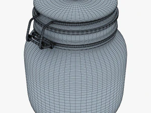 jar hermetic 1 liter v 1 3D Model