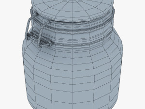 jar hermetic 1 liter v 1 Model 3D