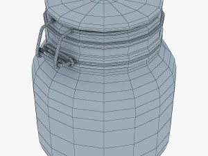 jar hermetic 1 liter v 1 3D Model