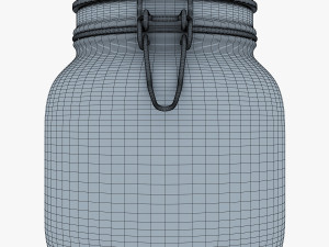 jar hermetic 1 liter v 1 Model 3D