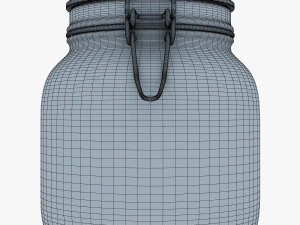 jar hermetic 1 liter v 1 3D Model