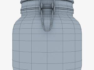 jar hermetic 1 liter v 1 Model 3D
