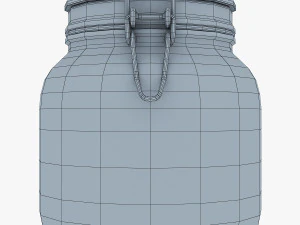 jar hermetic 1 liter v 1 3D Model