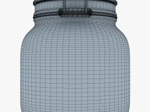 jar hermetic 1 liter v 1 3D Model