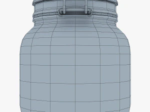 jar hermetic 1 liter v 1 3D Model