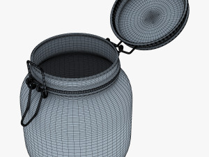 jar hermetic 1 liter v 1 Model 3D