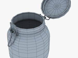 jar hermetic 1 liter v 1 Model 3D